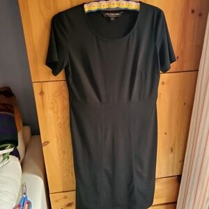 Tilley Endurables Black Knit Short Sleeve Dress Size Small